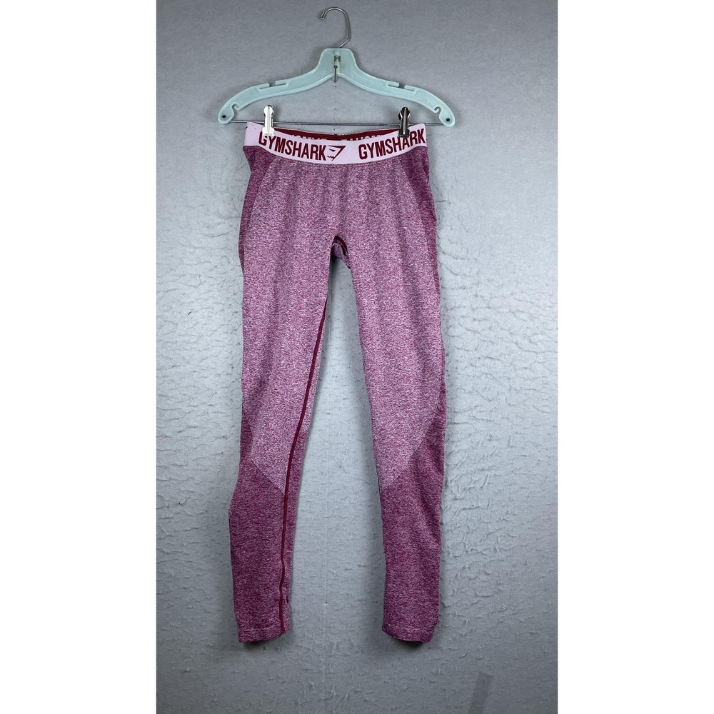 Gymshark Leggings Womens Medium Pink Dry High Rise Compression Yoga Workout‎
